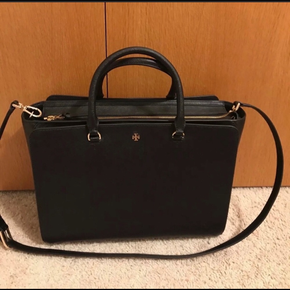 Tory Burch Large Robinson ZIP Tote | NWOT